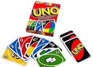 Društvena igra Uno: karte, sorte, dodatna pravila